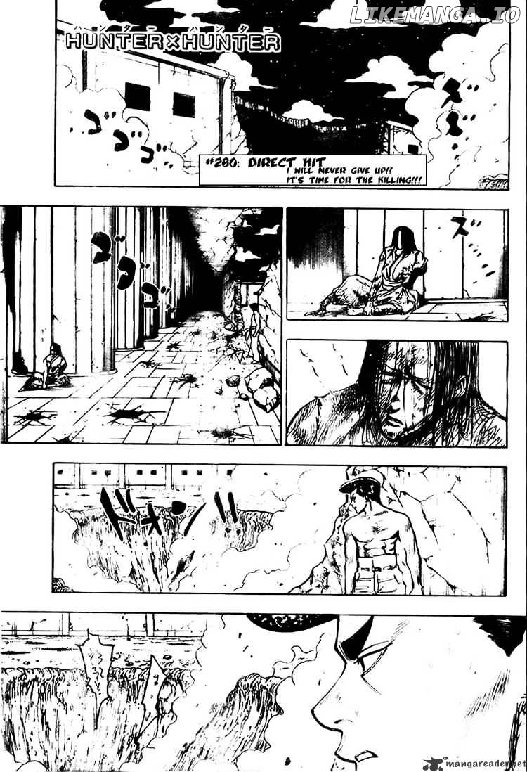 Hunter x Hunter, Chapter 280 image 01